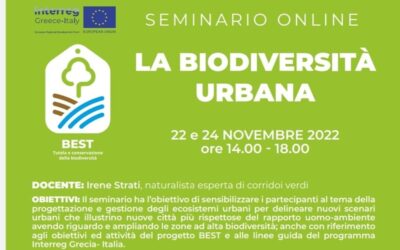 Eventi formativi sulla Biodiversità Urbana